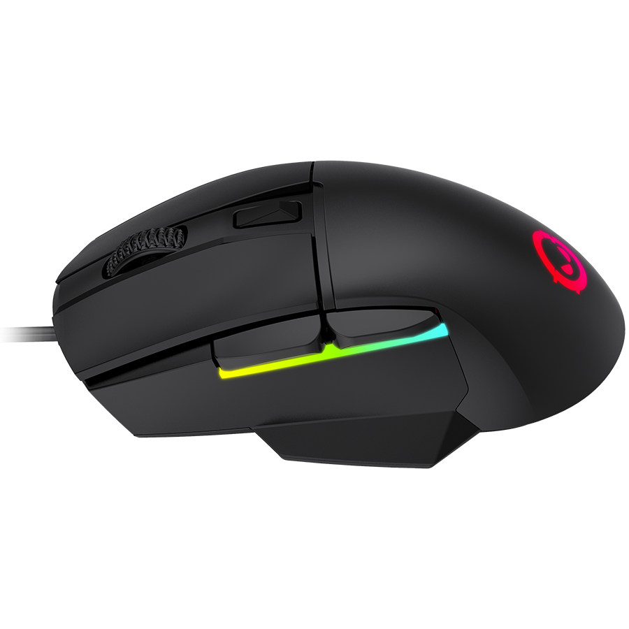 LORGAR Mysz Gamingowa Jetter 357, USB, LED, RGB, Czarna-9