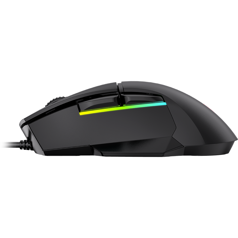 LORGAR Mysz Gamingowa Jetter 357, USB, LED, RGB, Czarna-3
