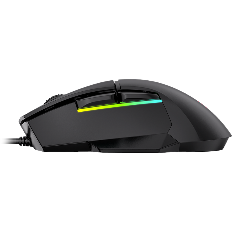 LORGAR Mysz Gamingowa Jetter 357, USB, LED, RGB, Czarna-3