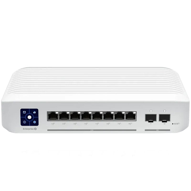 UBIQUITI UniFi Switch Enterprise Layer 3, 8 port, (8) 2.5GbE, PoE+, (2) 10G SFP+, 120W
