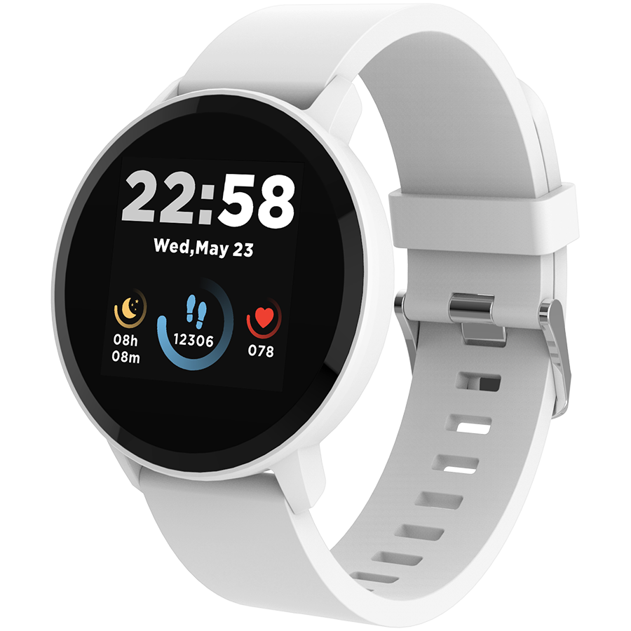CANYON Smartwatch Lollypop SW-63 Srebrno - Biały
