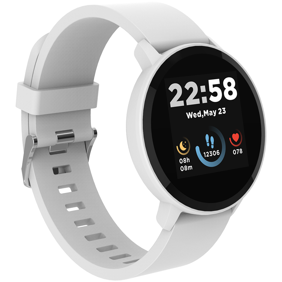 CANYON Smartwatch Lollypop SW-63 Srebrno - Biały