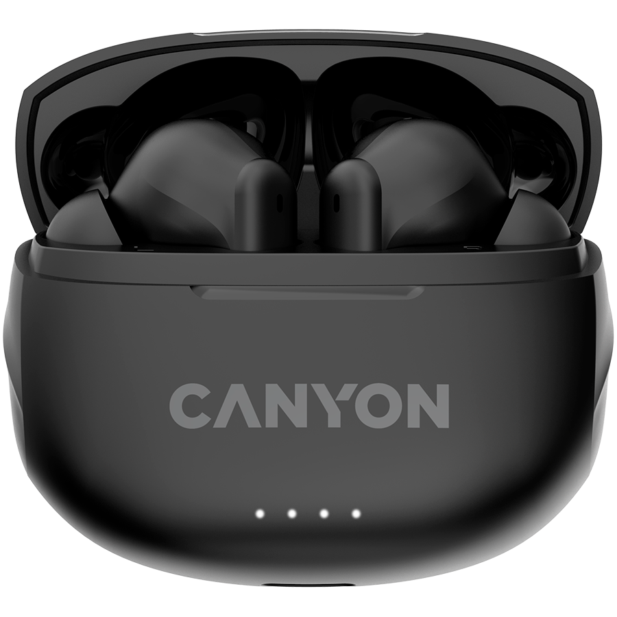 CANYON Słuchawki dokanałowe TWS-8 ENC Czarne