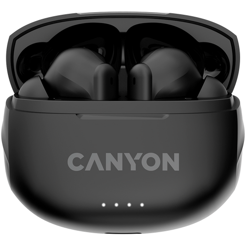 CANYON Słuchawki dokanałowe TWS-8 ENC Czarne