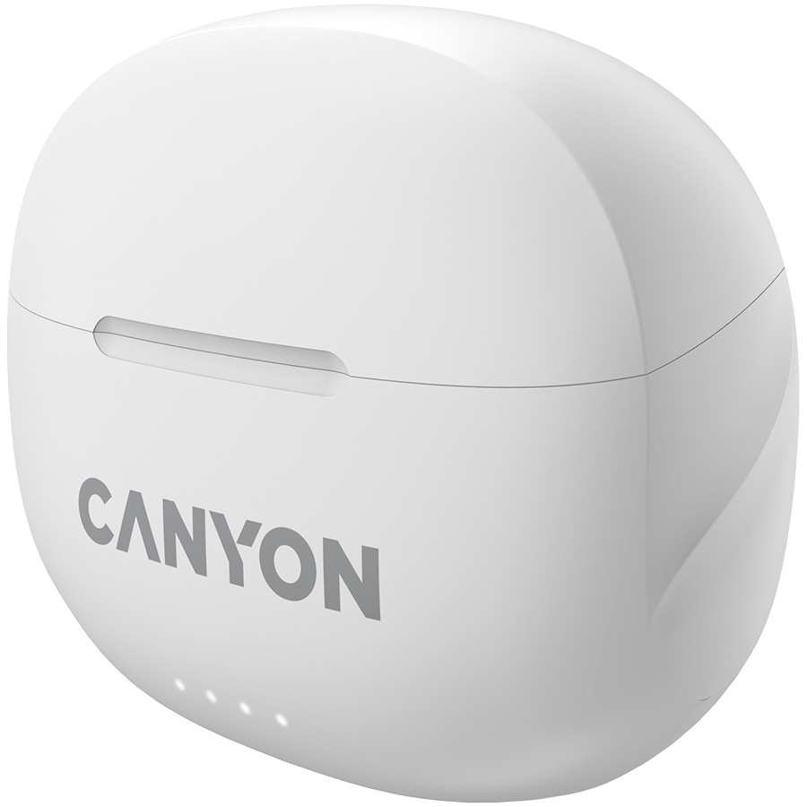 CANYON Słuchawki dokanałowe TWS-8  ENC Białe-4