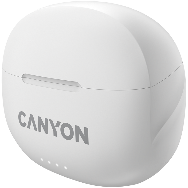CANYON Słuchawki dokanałowe TWS-8  ENC Białe-4