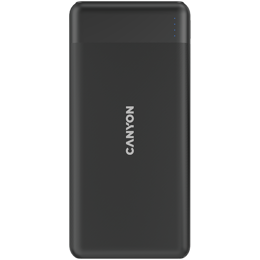 CANYON Powerbank PB-109 10000 mAh PD 18W QC 3.0 20W Czarny