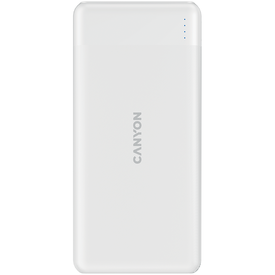CANYON Powerbank PB-109 10000 mAh PD 18W QC 3.0 20W Biały-1