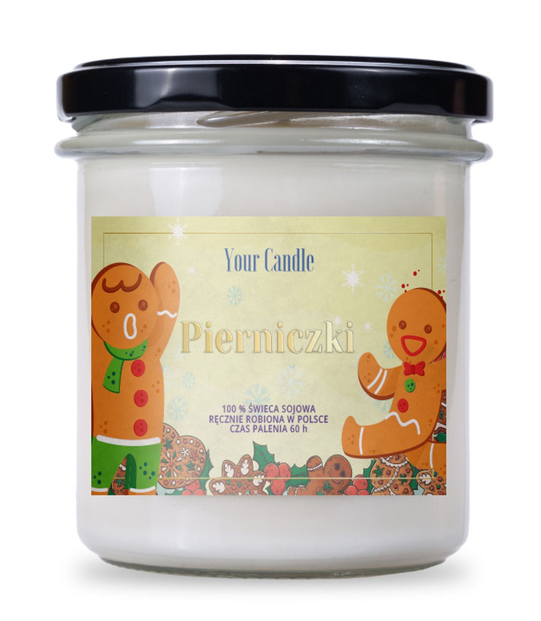 Your Candle Świeca zapachowa sojowa Piernik-300ml-1
