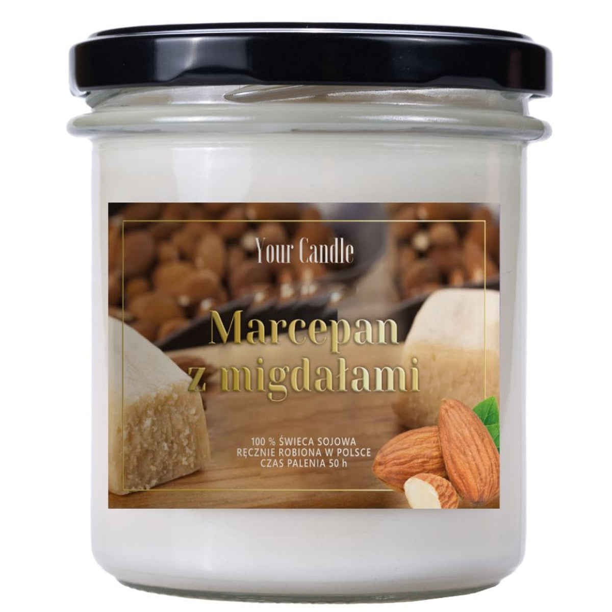 Your Candle Świeca zapachowa sojowa Marcepan z migdałami-300ml