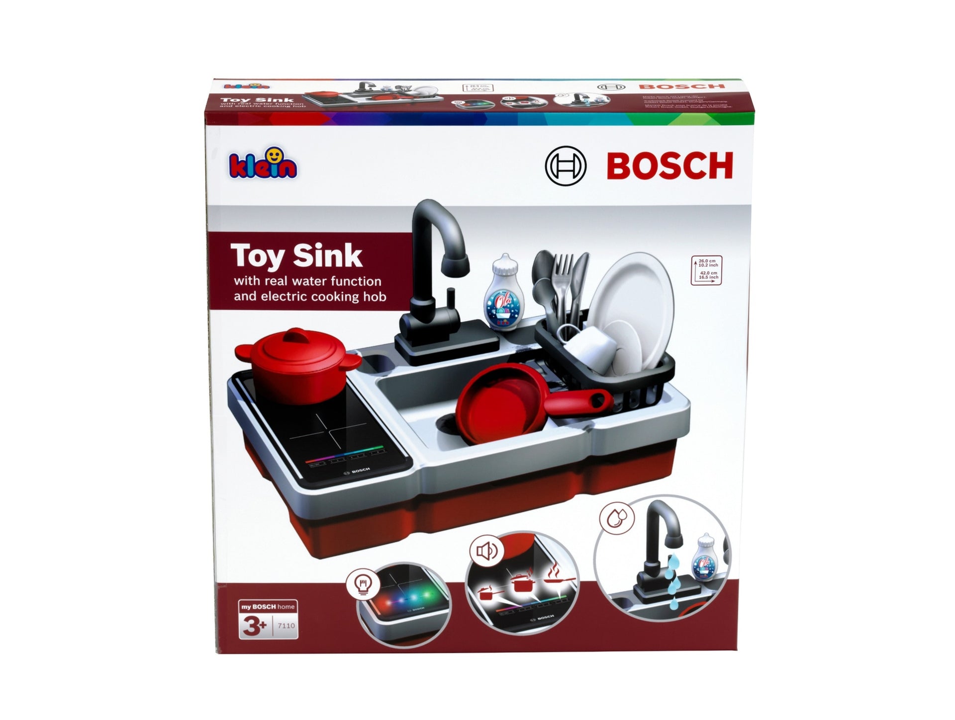 Zlewozmywak z funkcja lania wody i oświetleniem