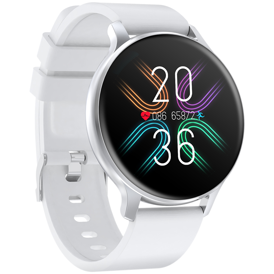 CANYON Smartwatch Badian SW68 Srebrno - Biały