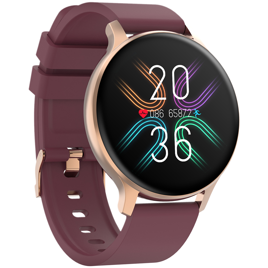 CANYON Smartwatch Badian SW68 Różowe złoto