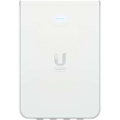 UBIQUITI UniFi U6 Access Point, In-Wall, Wi-Fi 6 AX5400 5x GE