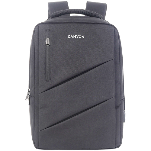 CANYON Plecak na laptopa BPE-5 Miejski USB 15.6'' Szary