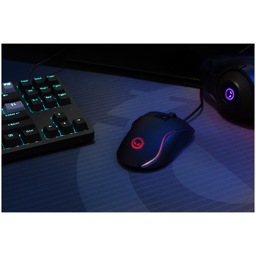 LORGAR Mysz Gamingowa Jetter 357, USB, LED, RGB, Czarna-12
