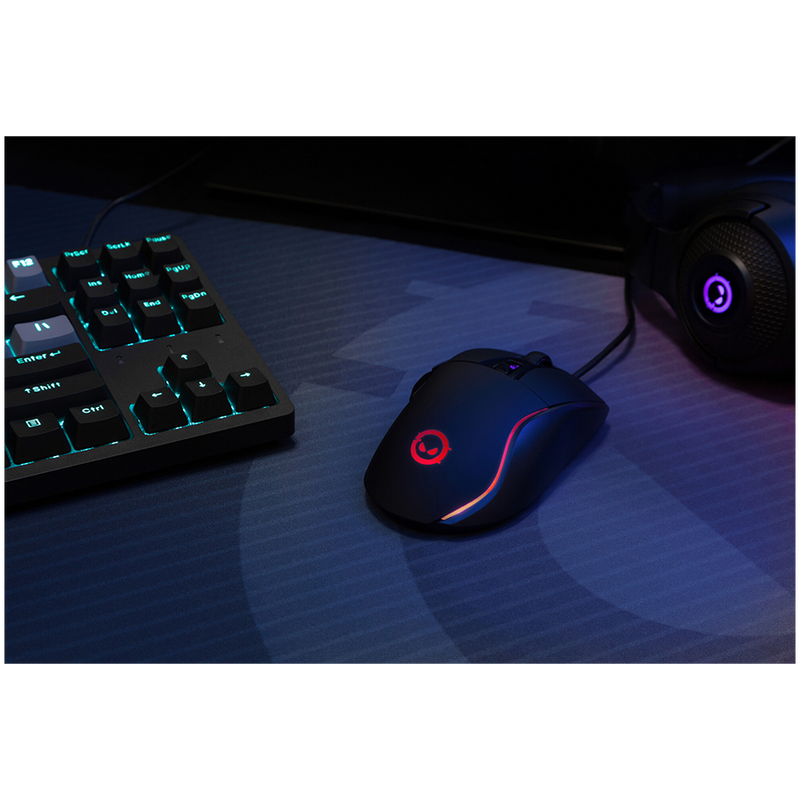 LORGAR Mysz Gamingowa Jetter 357, USB, LED, RGB, Czarna-12