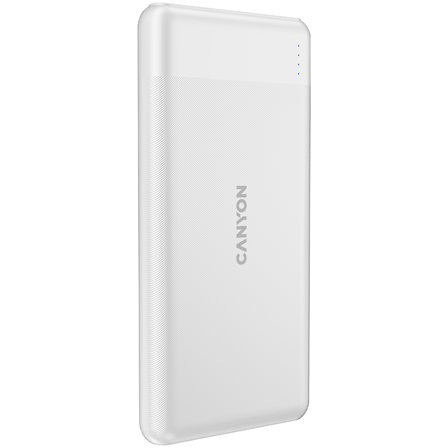 CANYON Powerbank PB-109 10000 mAh PD 18W QC 3.0 20W Biały-2