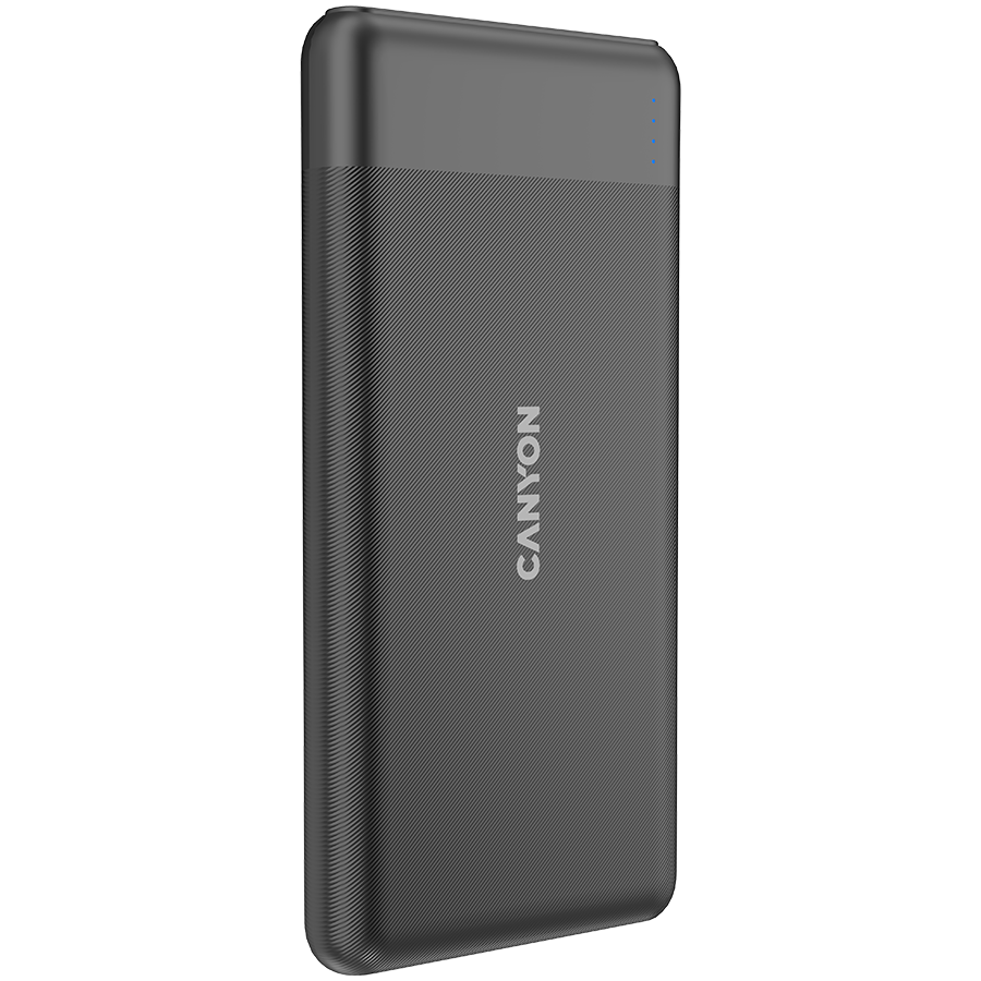 CANYON Powerbank PB-109 10000 mAh PD 18W QC 3.0 20W Czarny