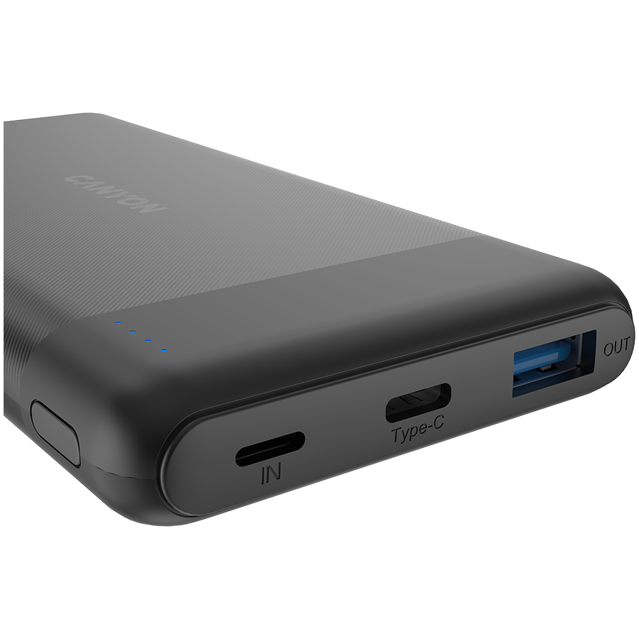 CANYON Powerbank PB-109 10000 mAh PD 18W QC 3.0 20W Czarny