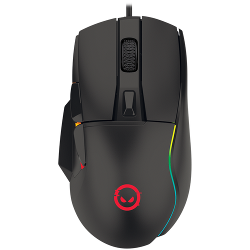 LORGAR Mysz Gamingowa Jetter 357, USB, LED, RGB, Czarna