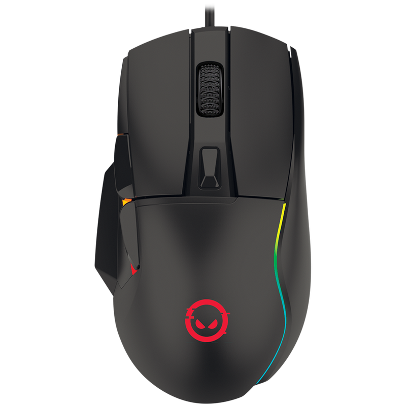 LORGAR Mysz Gamingowa Jetter 357, USB, LED, RGB, Czarna-1