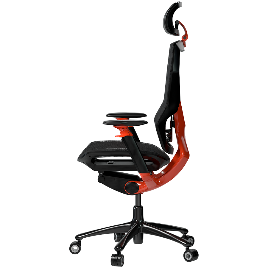 LORGAR Fotel Gamingowy Grace 855, Czarno Czerwony