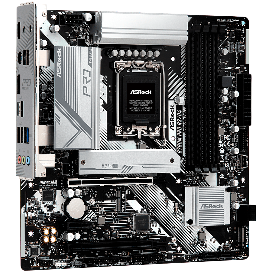 ASROCK B760M Pro RS mATX LGA1700 DDR5-1