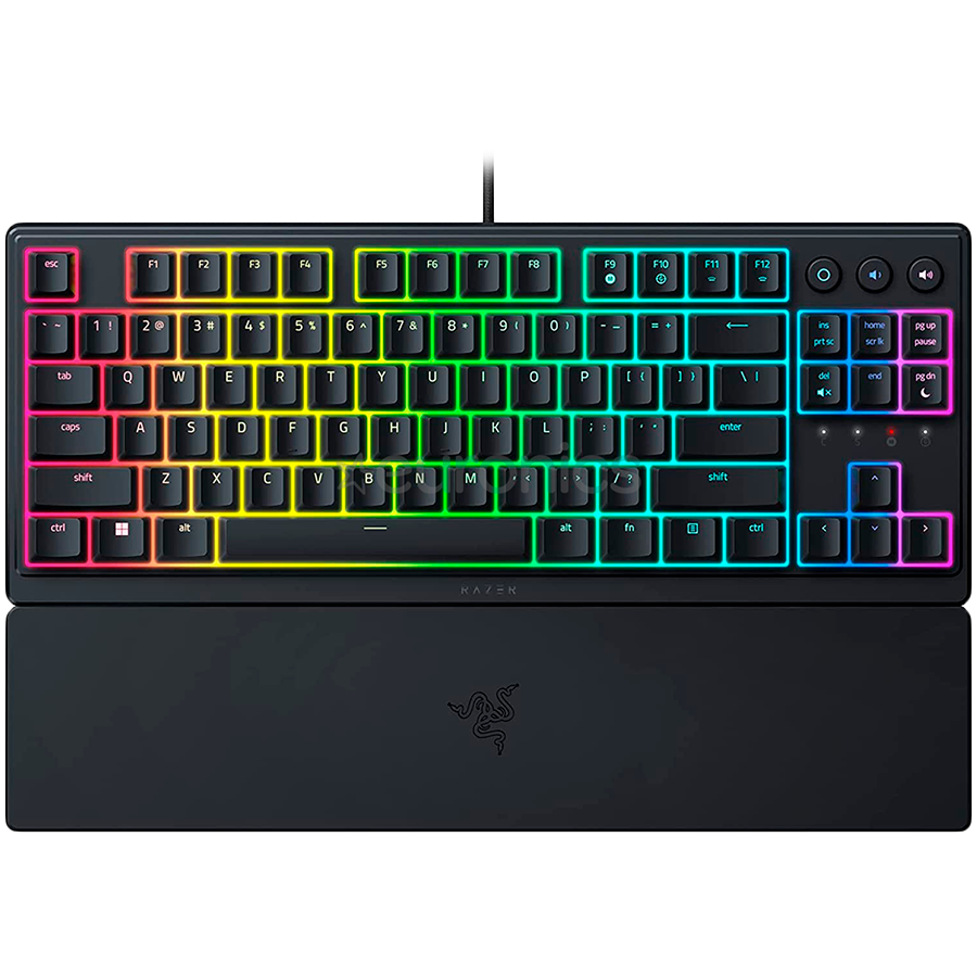 RAZER Klawiatura Gamingowa Przewodowa Ornata V3 Tenkeyless, Low Profile, układ US-1