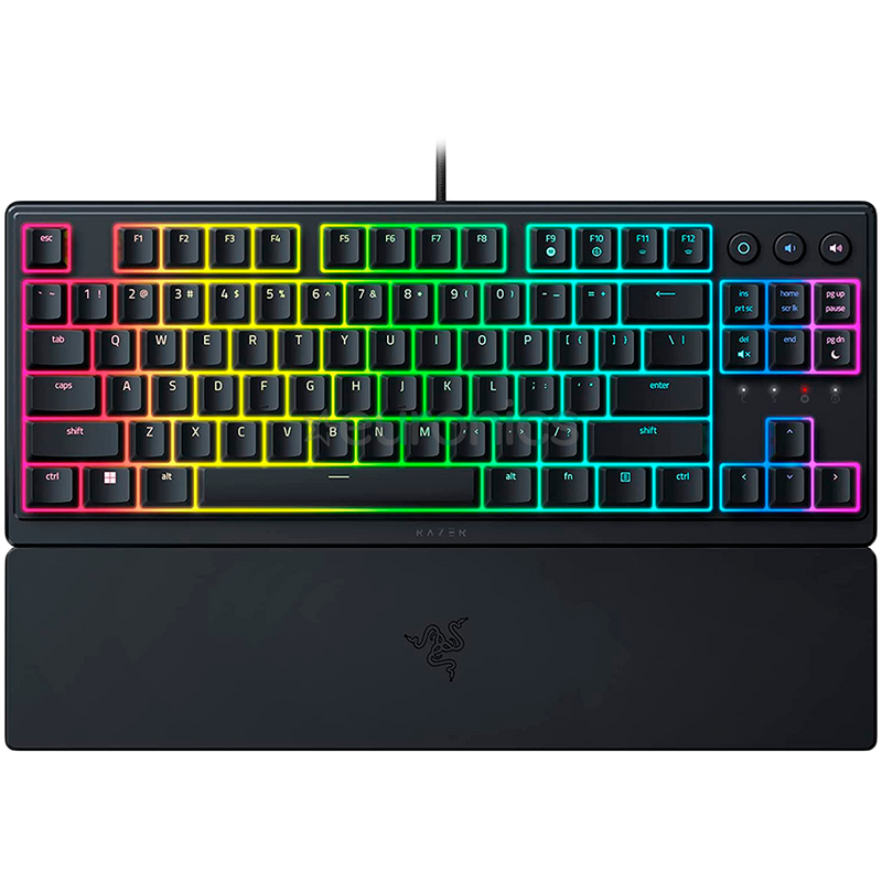 RAZER Klawiatura Gamingowa Przewodowa Ornata V3 Tenkeyless, Low Profile, układ US-1