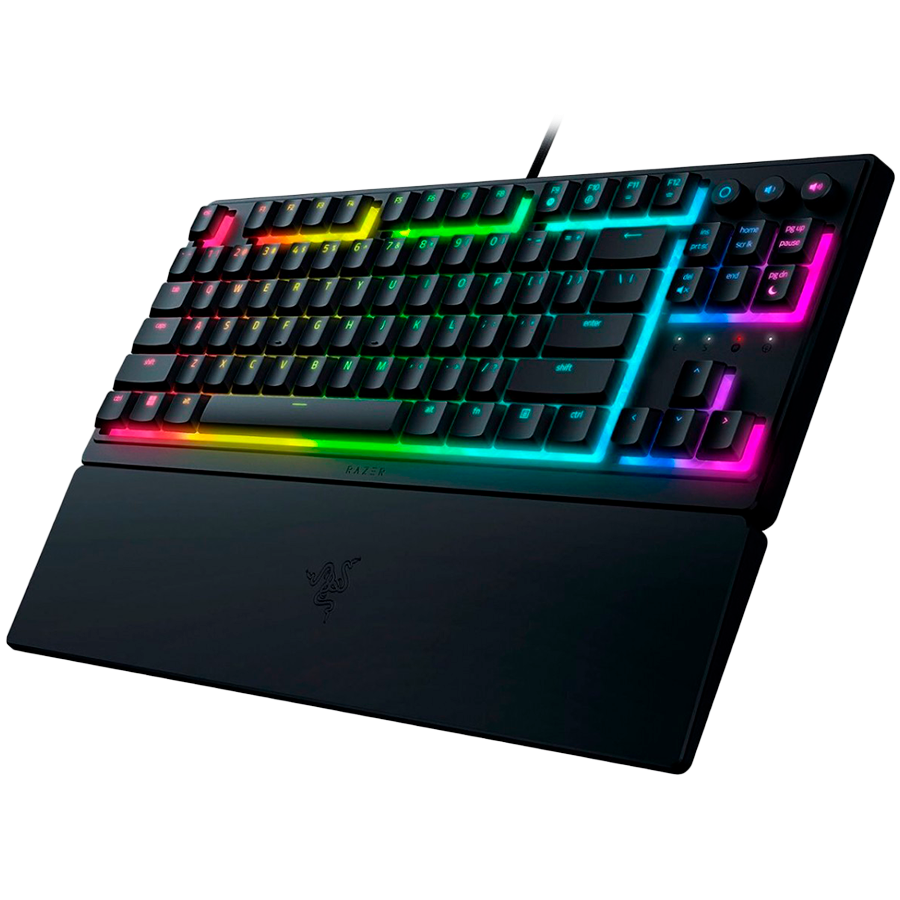 RAZER Klawiatura Gamingowa Przewodowa Ornata V3 Tenkeyless, Low Profile, układ US-2