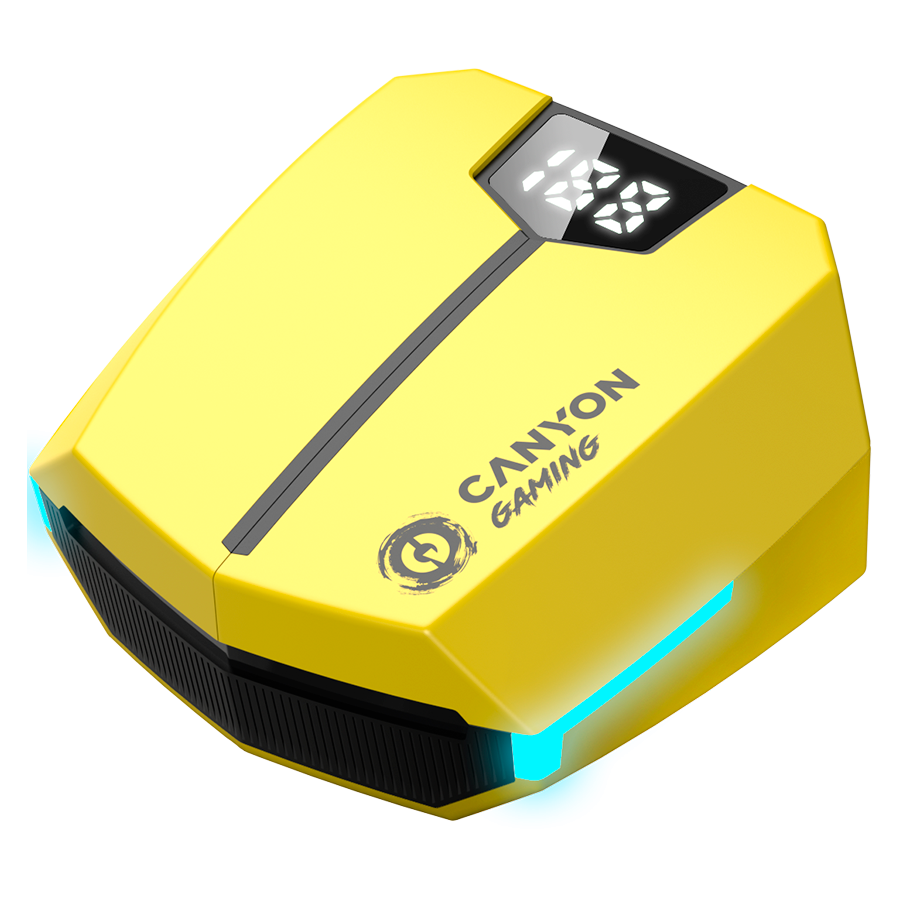 CANYON Słuchawki douszne DoubleBee GTWS-2 Żółte
