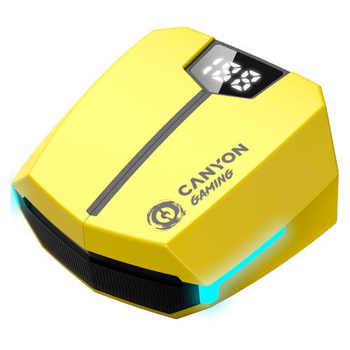 CANYON Słuchawki douszne DoubleBee GTWS-2 Żółte