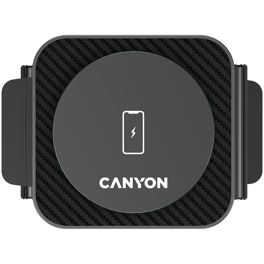 CANYON Ładowarka bezprzewodowa WS-305 15W 3w1 Składana Czarna