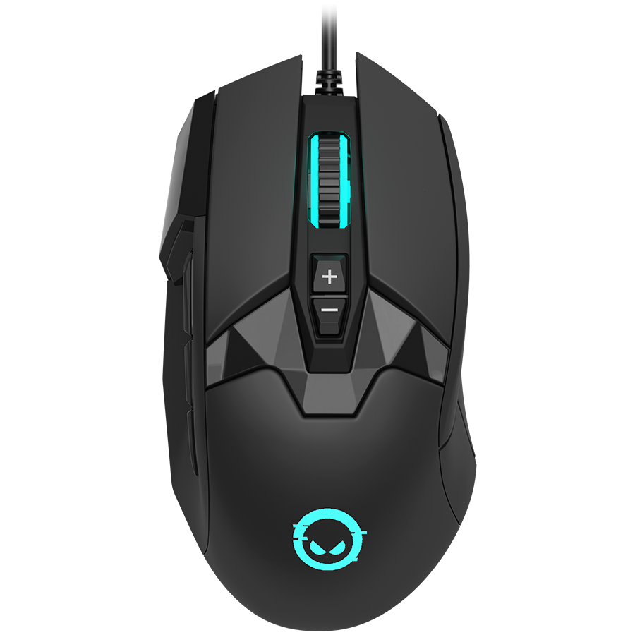 LORGAR Mysz Gamingowa Stricter 579, USB, LED, RGB, Czarna