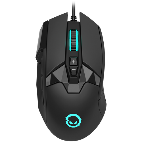 LORGAR Mysz Gamingowa Stricter 579, USB, LED, RGB, Czarna