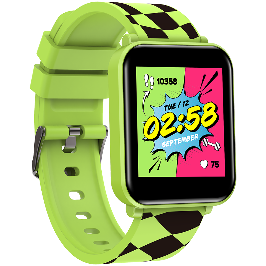 CANYON Smartwatch dla dzieci Joyce KW-43 DUAL BT Music Zielony
