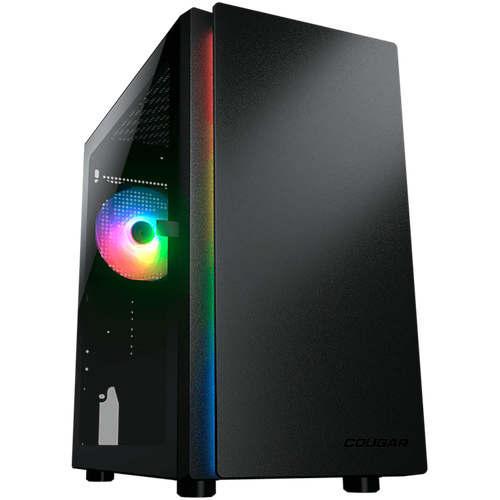 COUGAR Obudowa Purity RGB, Mini Tower, 1 x ARGB, Czarna
