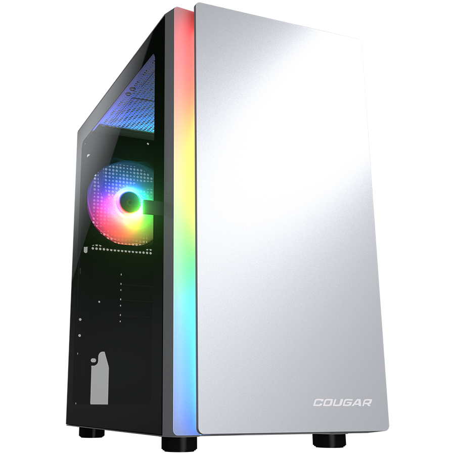 COUGAR Obudowa Purity RGB, Mini Tower, 1 x ARGB , Biała-1