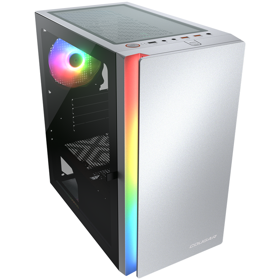 COUGAR Obudowa Purity RGB, Mini Tower, 1 x ARGB , Biała-3