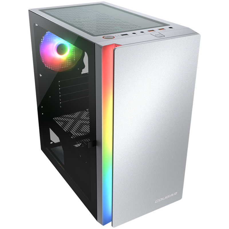 COUGAR Obudowa Purity RGB, Mini Tower, 1 x ARGB , Biała-3
