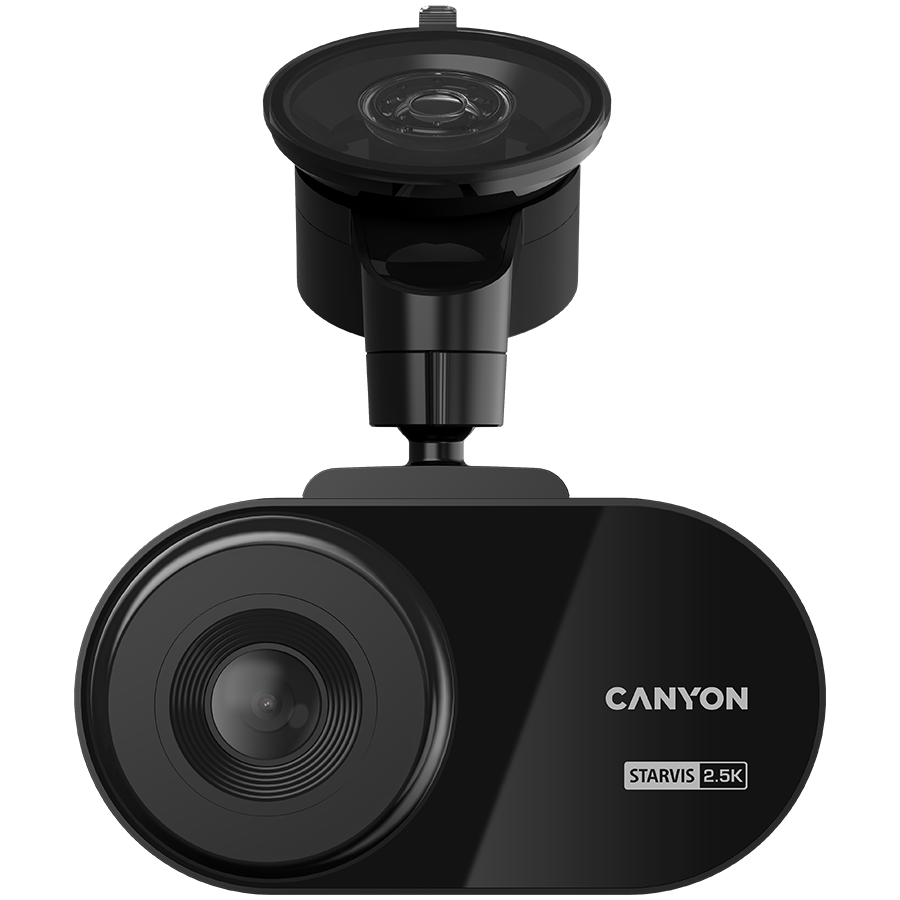CANYON Wideorejestrator DVR25 WQHD 2.5K 1440p Wi-Fi Czarny