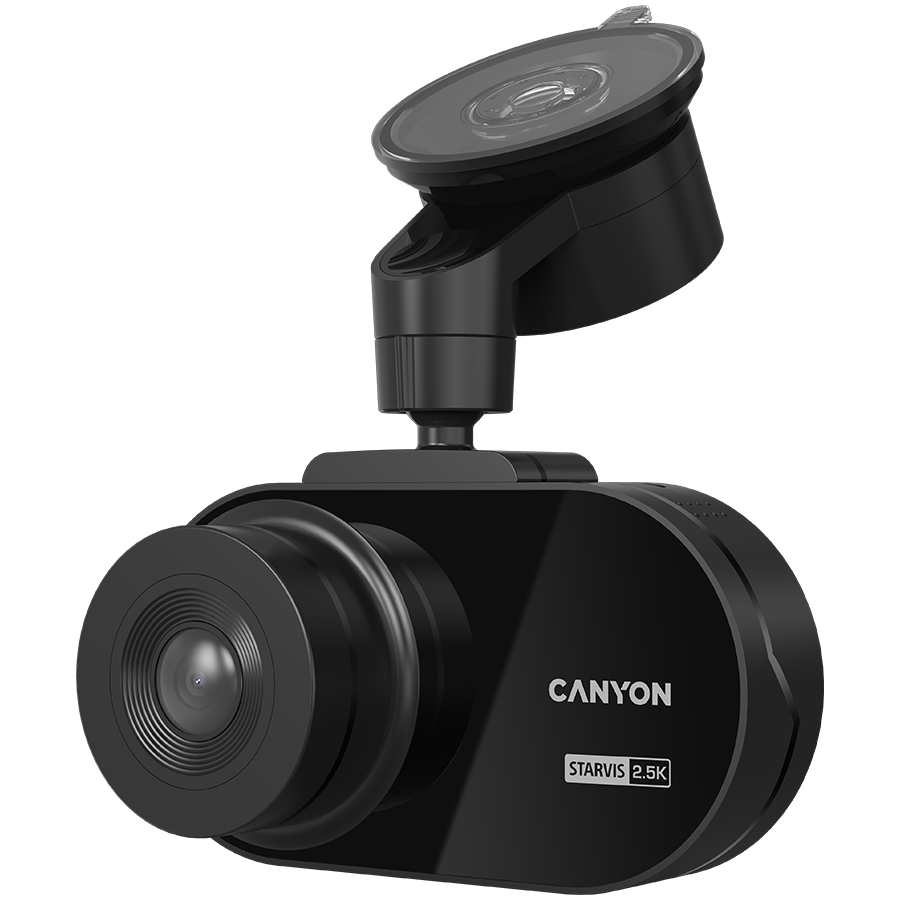 CANYON Wideorejestrator DVR25 WQHD 2.5K 1440p Wi-Fi Czarny