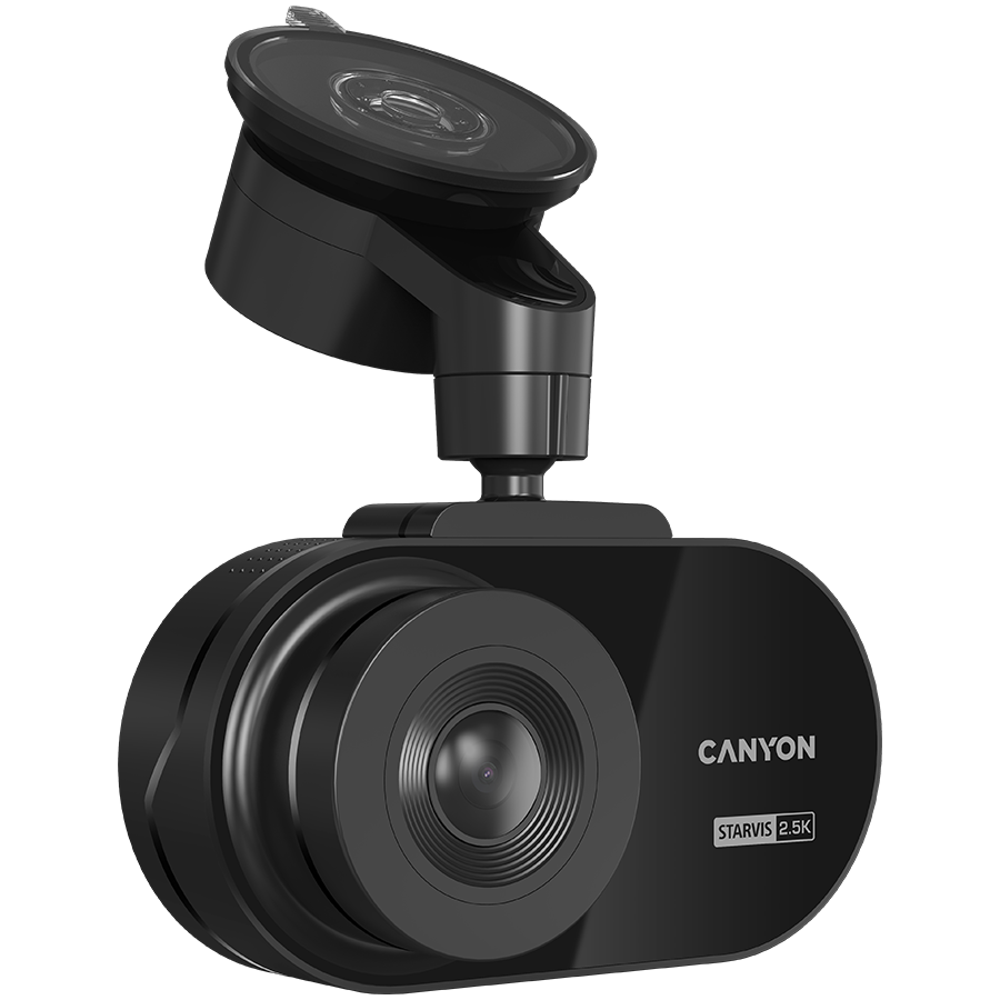 CANYON Wideorejestrator DVR25 WQHD 2.5K 1440p Wi-Fi Czarny