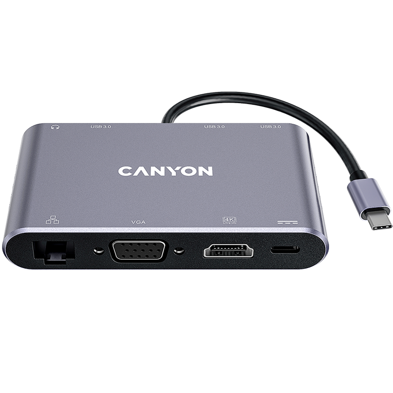 CANYON HUB DS-14 8 w 1 4k USB-C Szary-3