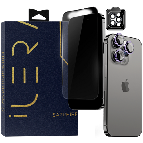 iLera Sapphire Ultra + Glass Szkło ochronne do iPhone iPhone 15 Pro