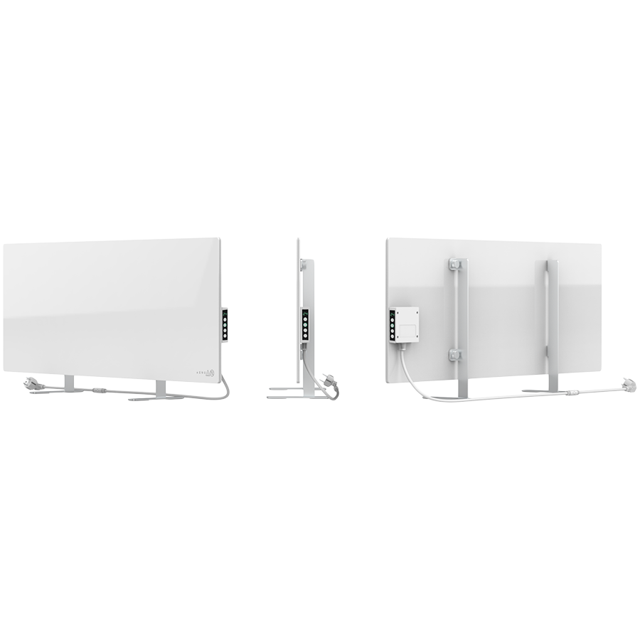 AENO GH3S Grzejnik szklany 700W Podczerwień i Konwekcja App + Panel Biały