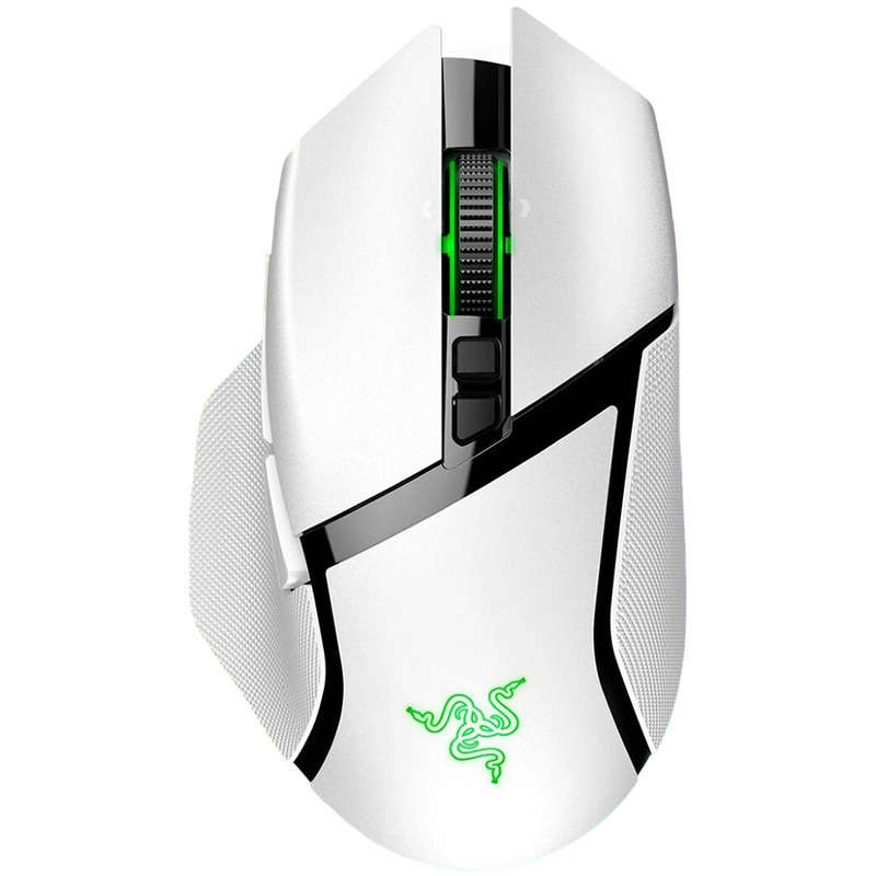 RAZER Mysz Gamingowa Basilisk V3 Pro Bezprzewodowa, Biała-1