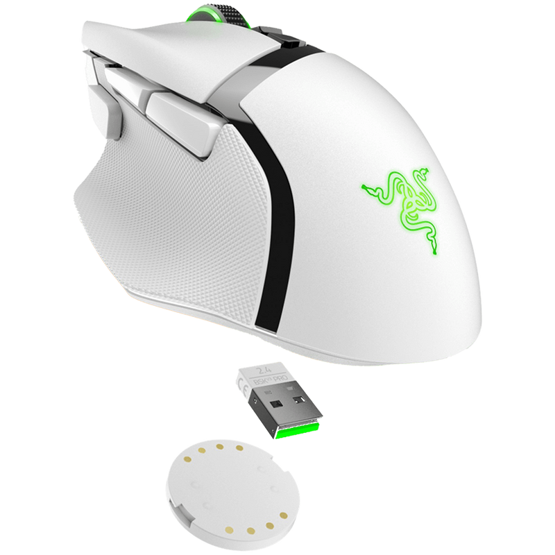 RAZER Mysz Gamingowa Basilisk V3 Pro Bezprzewodowa, Biała-6