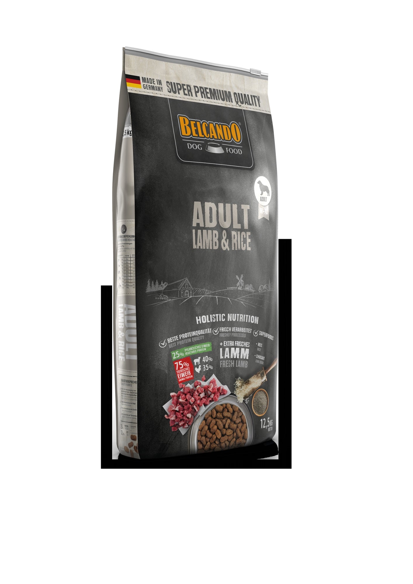BELCANDO ADULT LAMB &amp; RICE 12,5 KG-1